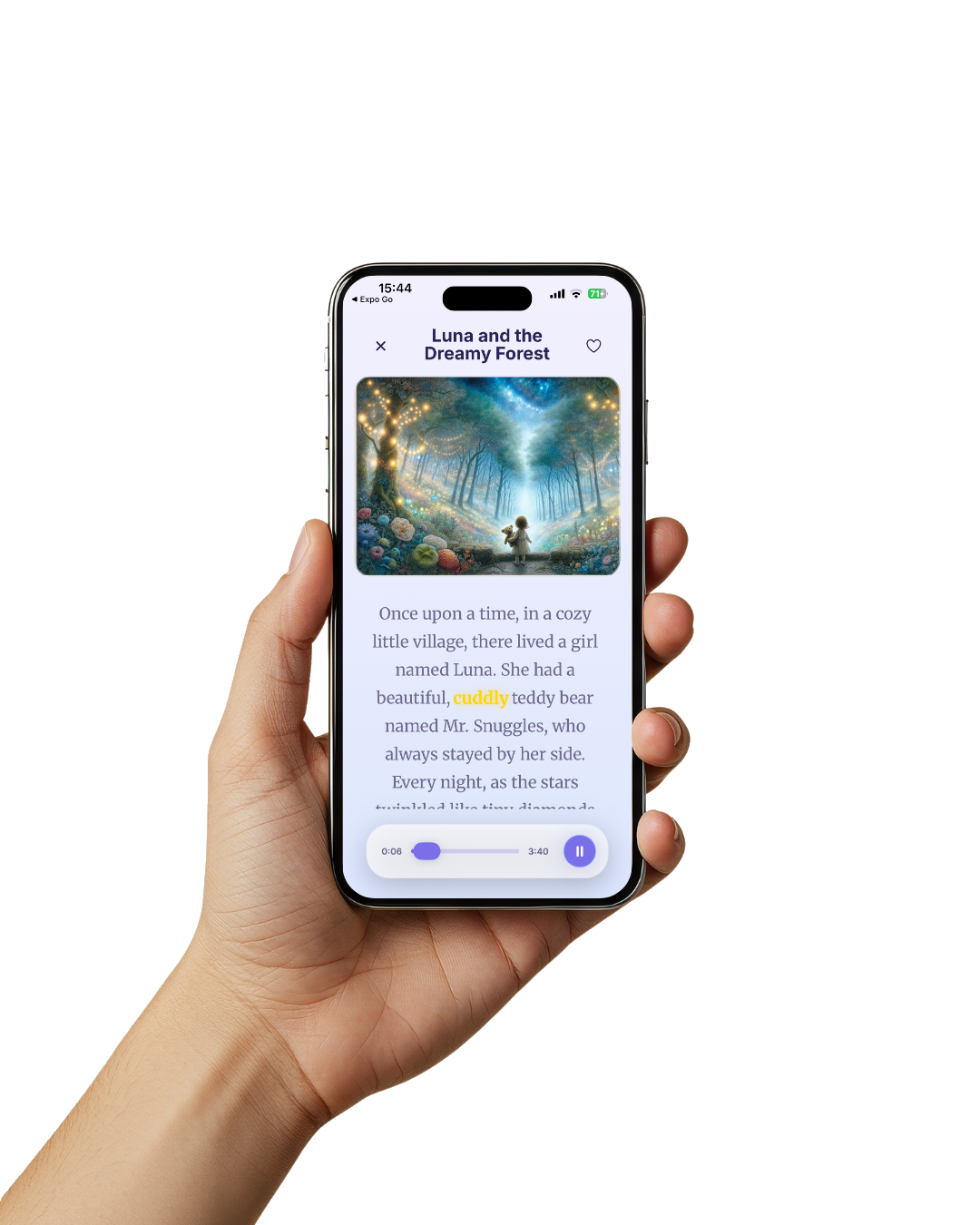 Talemoon app experience